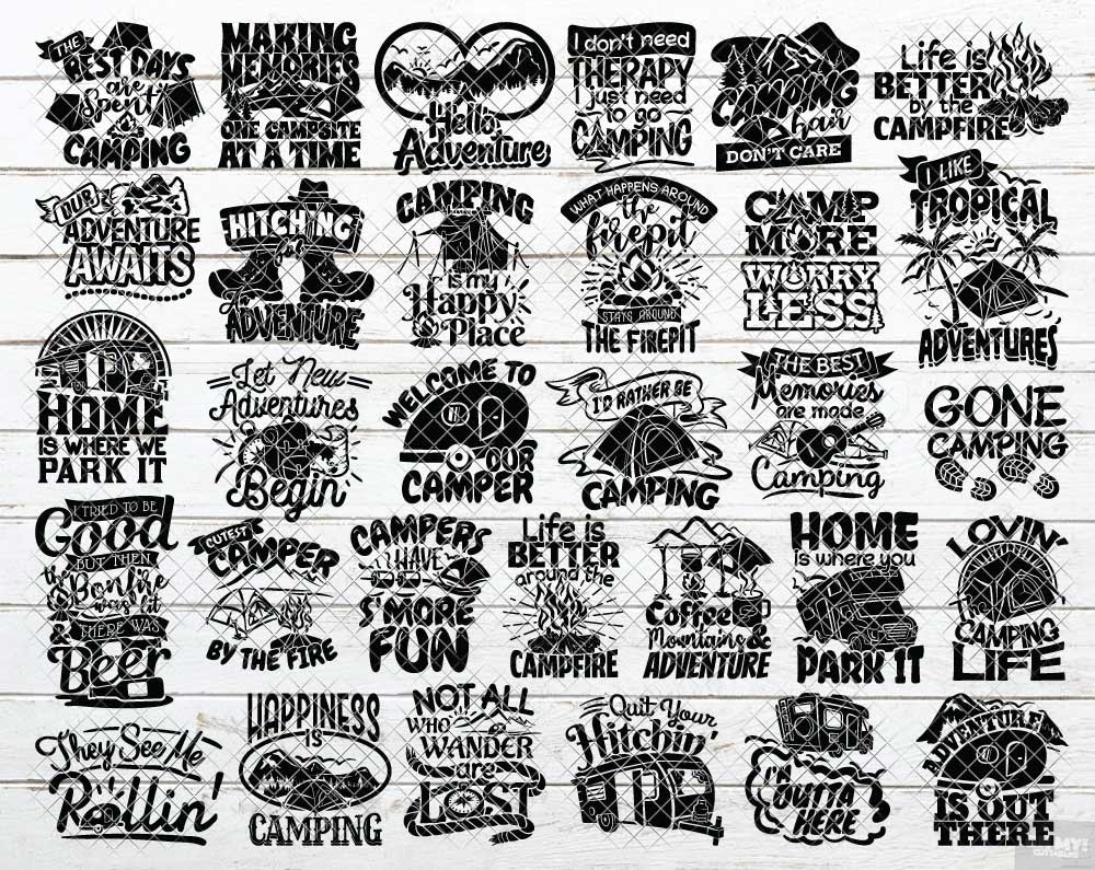 Download Free Free Camping Svg Designs 553 SVG PNG EPS DXF File for Cricut, Silhouette and Other Machine