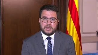 Pere Aragonès, aquest dijous, a "Els matins" de TV3 