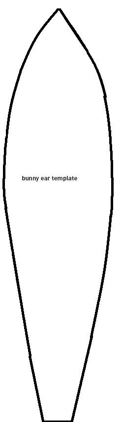 Bunny Ears Printable - ClipArt Best