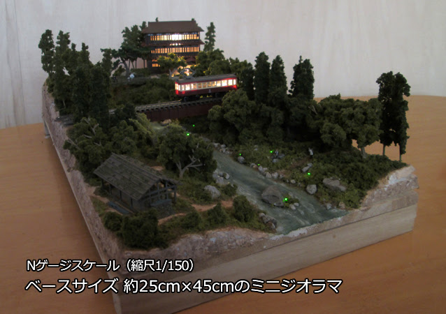 ジオラマの作り方 Led電飾でホタルの見られる小川を作る