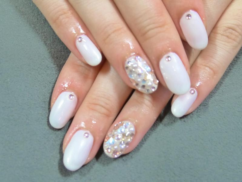 デザイン ホワイト 4 恵比寿西口4分 プライベート ネイルサロンlog