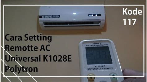 setting remote ac universal   polytron