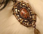 Robinhood Antiqued Brass Medallion Necklace