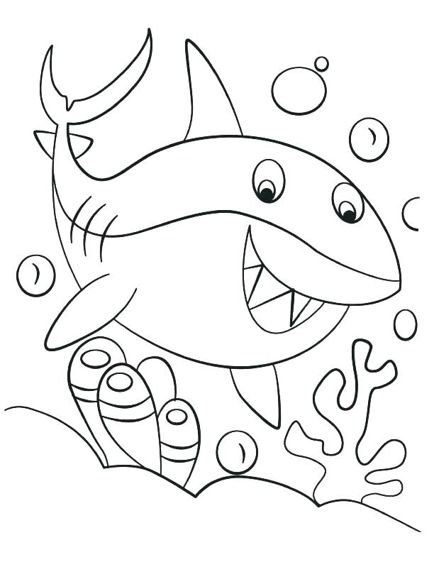 Baby Shark Coloring Pages at GetColorings.com | Free ...