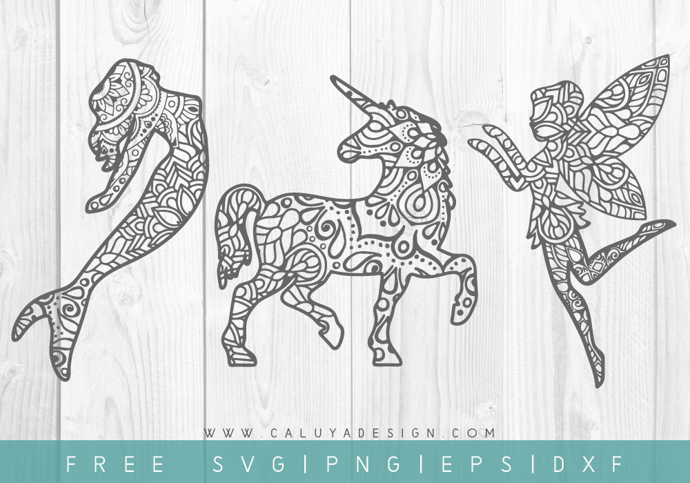 Download Free Mythical Mandala SVG, PNG, EPS & DXF by Caluya Design