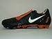 Nike Total90 Laser II K-FG Mens Soccer Cleats Black/White-Orange Blaze Mens Shoes 318814-018-12.5