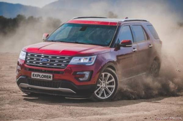 Dòng xe cao cấp Explorer của Ford có giá bán gần 2,2 tỷ đồng bị triệu hồi tại Mỹ. Ảnh: Văn Xuyên/BNEWS/TTXVN