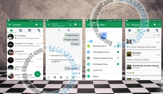 download BBM2 Mod Thema Hangout Terbaru Versi 2.12.0.9 New 