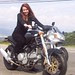 Mary Cummins on Ducati monster 600