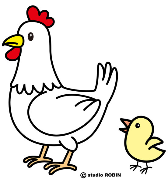 フリー素材 鶏 のイラスト Sozai Navi