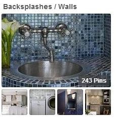 Tiled Backsplash and Wall Pinterest Boards