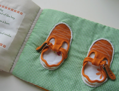 Close Your Clothes book - velcro buckles page