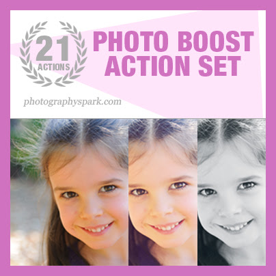 Photo Boost Photoshop Action Set