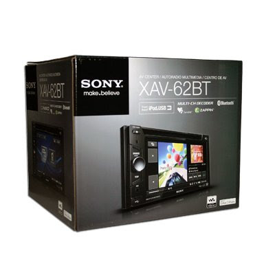 Sony XAV-62BT DVD/MP3/WMA/AAC Receiver