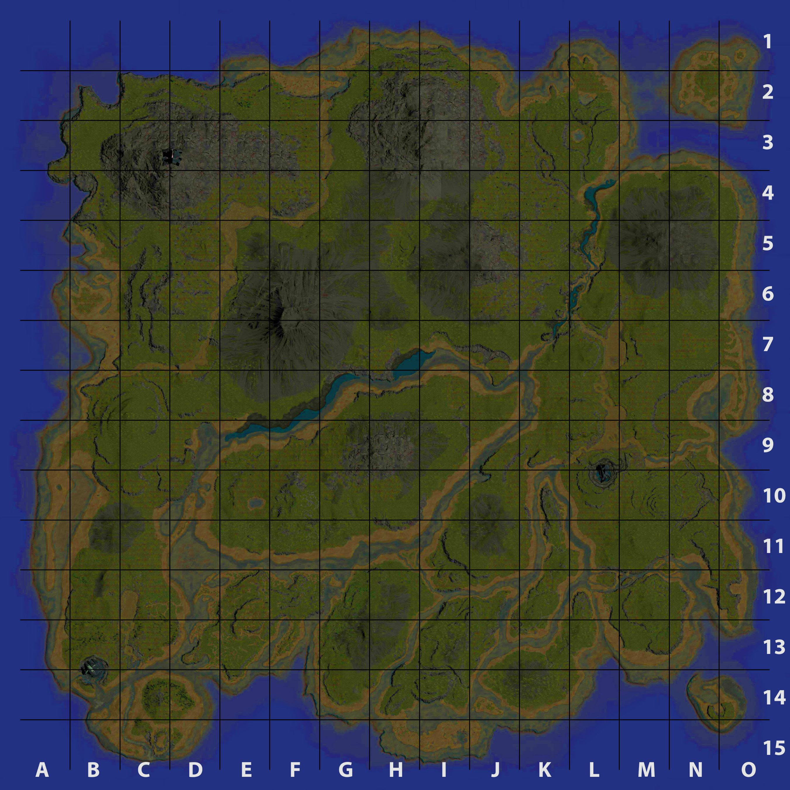 35 Ark Survival The Island Map Maps Database Source