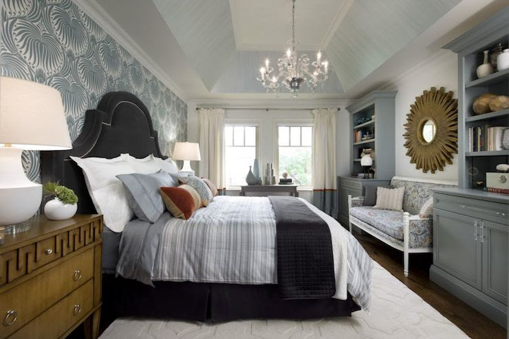 Greek Key Chest - Transitional - bedroom - Candice Olson