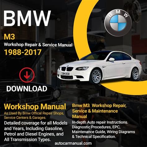 PDF 1990 Bmw M3 Service And Repair Manual