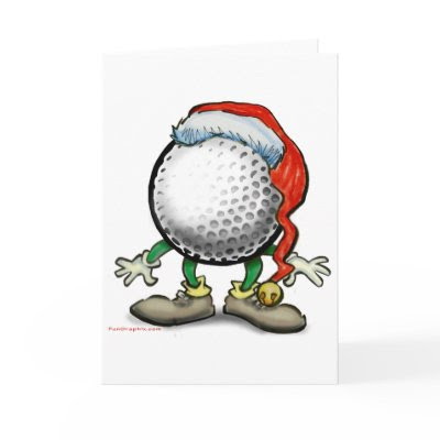 Golf Christmas cards