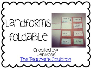 http://www.teacherspayteachers.com/Product/Landforms-Foldable-Freebie-683253