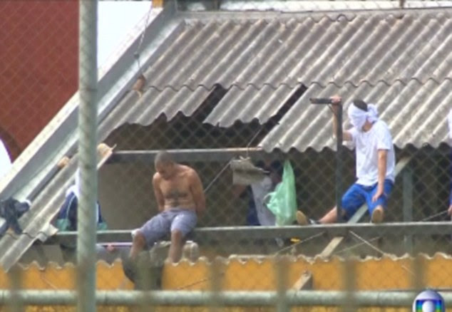 Anger: The inmates have a long list of demands, including better food, treatment, conditions and the transfer of some prisoners to other penitentiaries