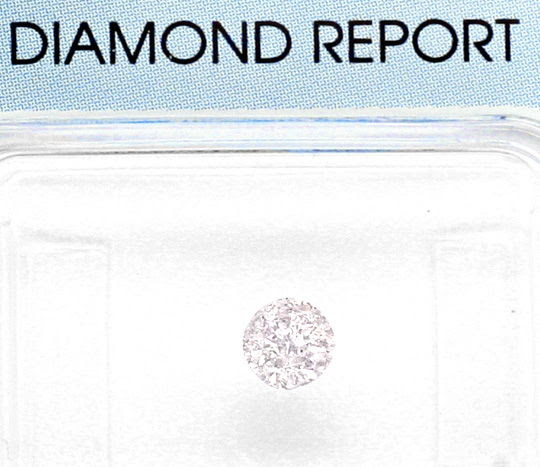 Original-Foto 2, NATURAL VERY FAINT PINK DIAMANT ROSA BRILLANT IGI