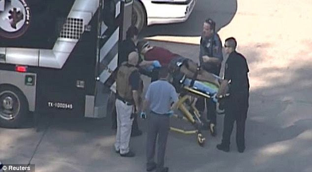 Unconfirmed reports say the shooting took place between two students and those injured were caught i the cross fire 