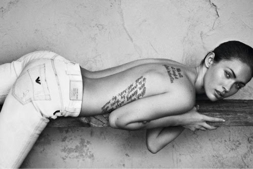 First shots of Emporio Armani Spring 2011 Jeans & Underwear campaign.