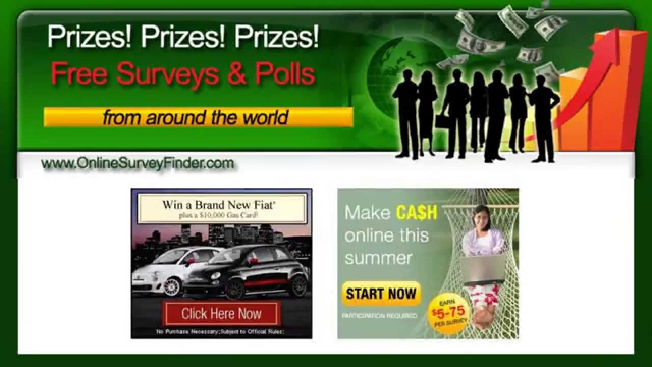 Earn Cash Doing Online Surveys - Free Surveys You Can Do At Home ...