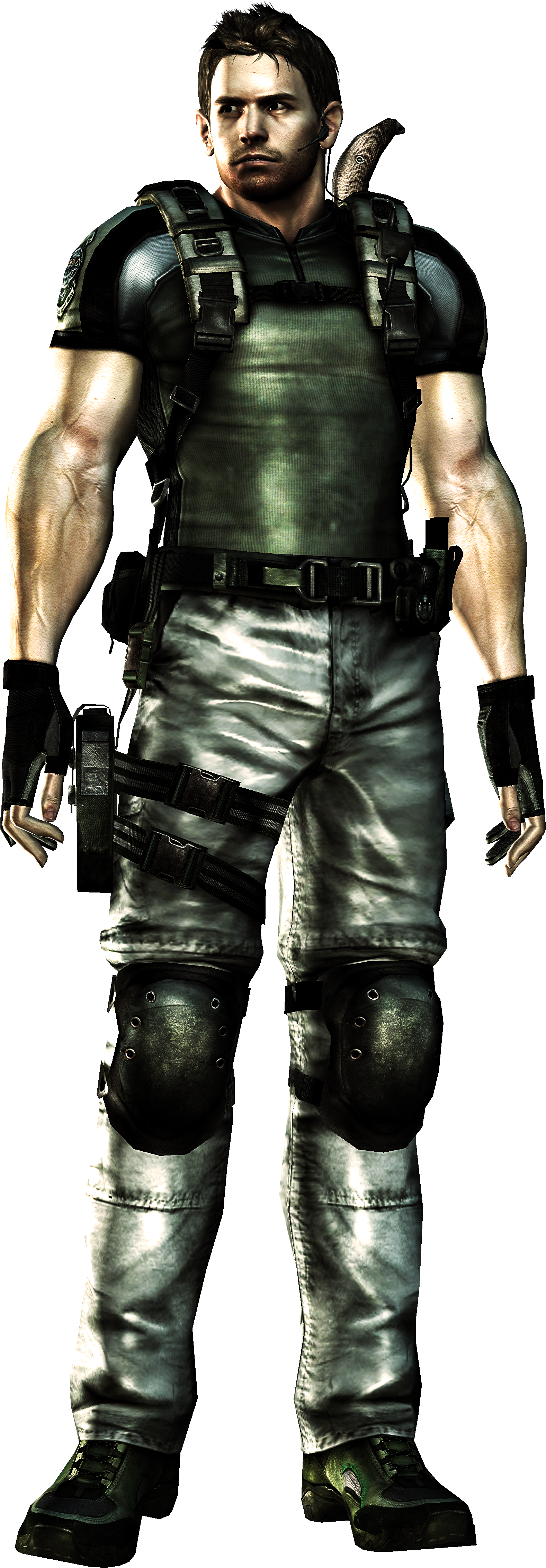 Chris redfield render by WeskerFan1236 on DeviantArt