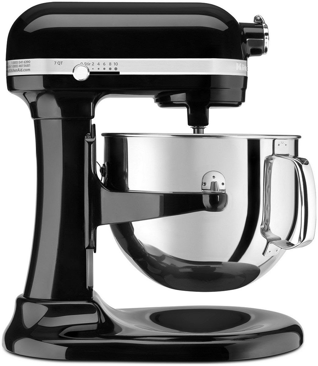KitchenAid Bowl Lift Black Stand Mixer - KSM7586POB