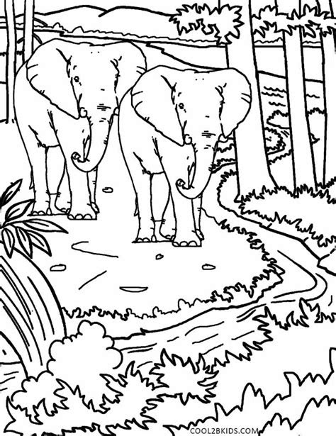  printable nature coloring pages for kids