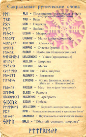 Сакральные рунические слова - 11900
