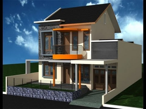Model rumah  sederhana  2  lantai  2013 minimalis  tapi mewah 