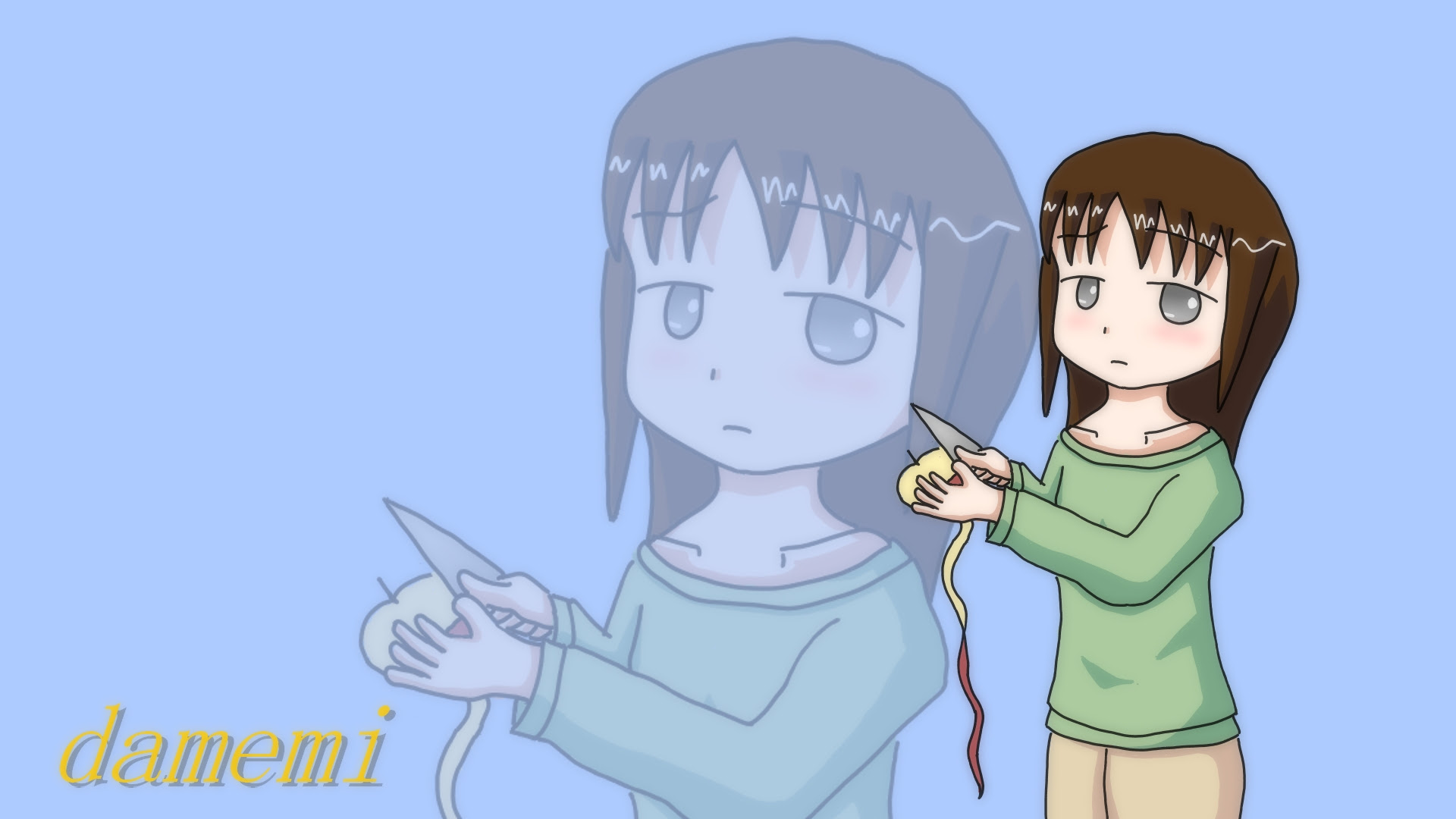 ダメ子の鬱 壁紙 ダメ美