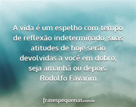 vida  um espelho  tempo de reflexao