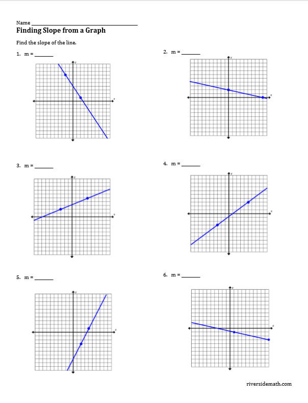 Linear Equations - Riverside Math