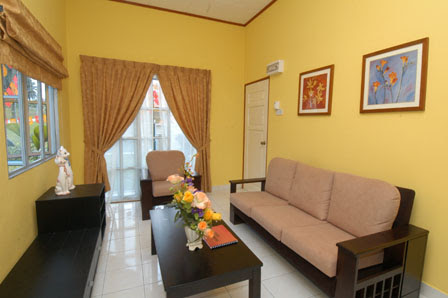 contoh cat ruang tamu rumah minimalis