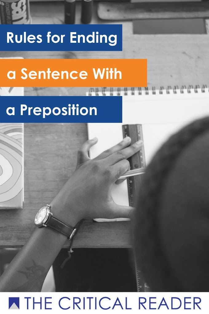 How To Reword A Sentence That Ends In A Preposition
