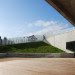 French Alps, Mas Architecture, Saint-Egrève, France, community arts enter, youth facility, BBC energy efficiency standards, energy efficiency, energy efficient building, locally sourced materials, rainwater collection, green roof, intensive green roof, Batiment basse consommation