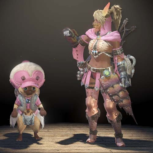 見た目防具 風舞う踊り子風な衣装ができました ランゴ ジャナフ ギルドクロス装備 見た目重視 可愛い装備のブログ