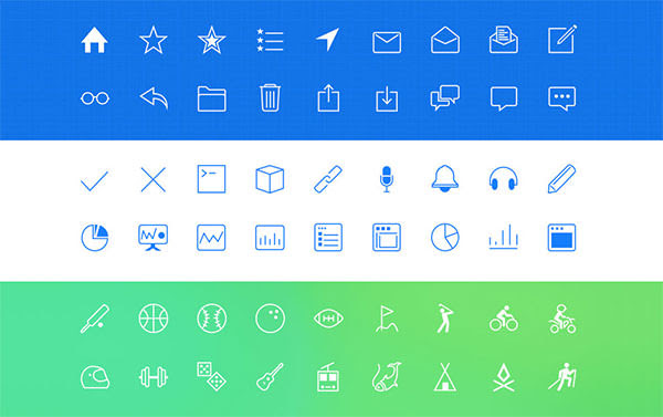 シンプルで汎用性のある アウトライン型無料アイコン素材まとめ 13年 Photoshopvip