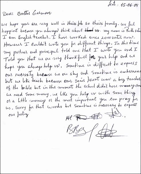 Ein Brief Für Die Lehrerin - Veronika bekommt gerne briefe ...