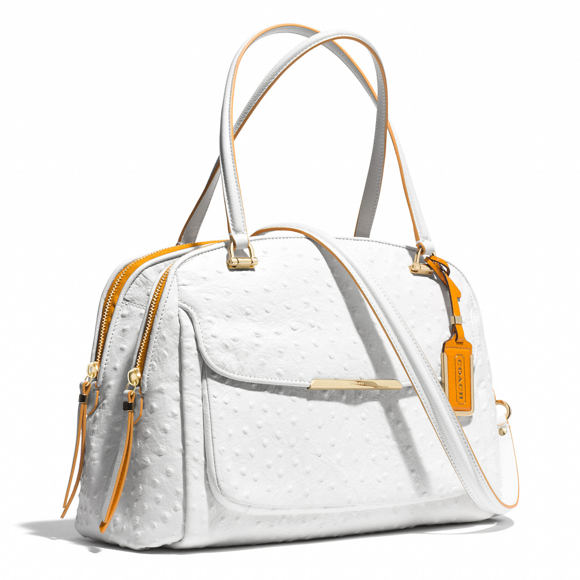 coach style no. madison georgie edgepaint embossed in ostrich leather 30113 in style coach embossed ostrich leather georgie madison no. edgepat 30113
