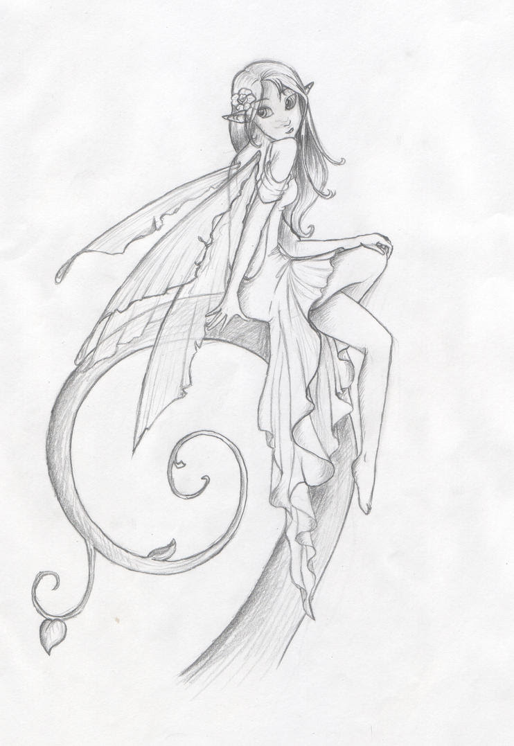 Fairy sketch by magyk94