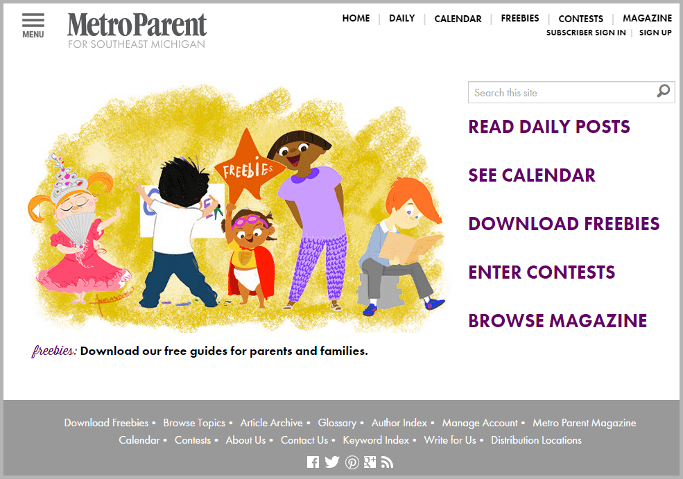 Metro Parent - sites that will pay you