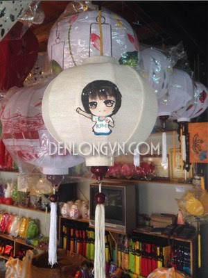 den long hinh kimi Đèn lồng in logo trang trí sự kiện tết