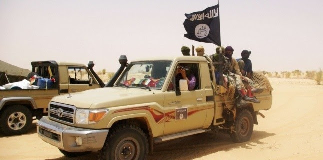 Rebelles d'Ansar Dine près de Tombouctou en avril 2012. (Sipa)
