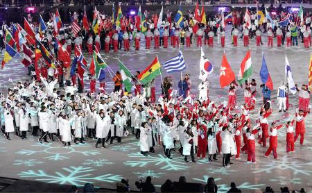 国旗別々で合同の入場行進 閉会式では南北関係者に温度差 平昌オリンピック特集 中日新聞 Chunichi Web