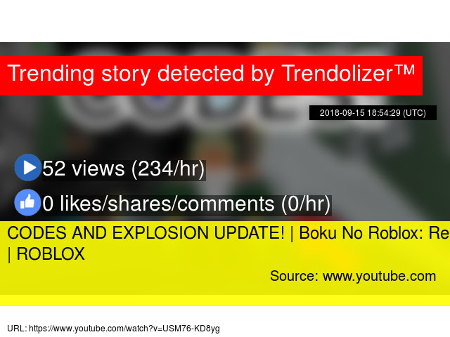 Codes And Explosion Update Boku No Roblox Remastered - 