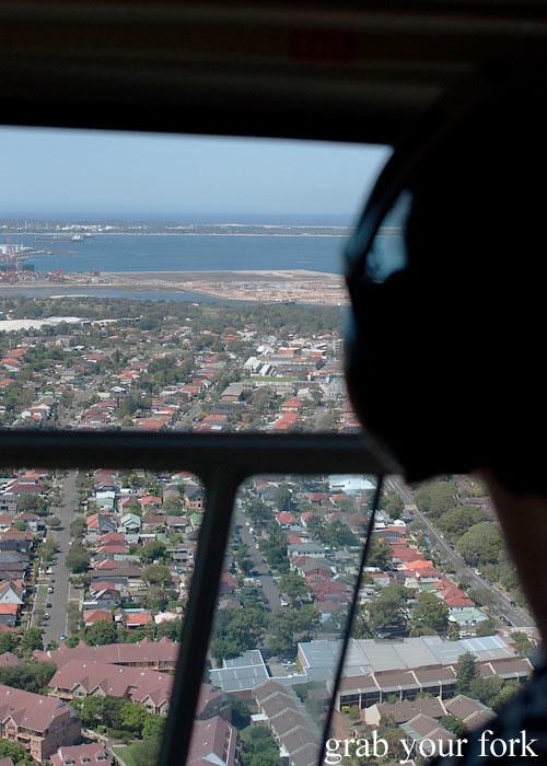Bondi Helicopter flight from Mascot Sydney to Hunter Valley